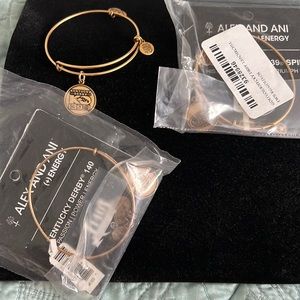 NWT Alex and Ani 139 & 140 Kentucky Derby bracelets (3 pieces)